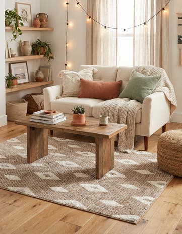 4' x 6' Sepia Rug