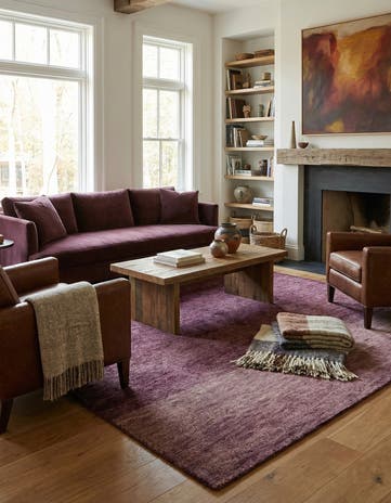 5' 7 x 7' 9 Hand Knotted Kashkuli Gabbeh Wool Rug