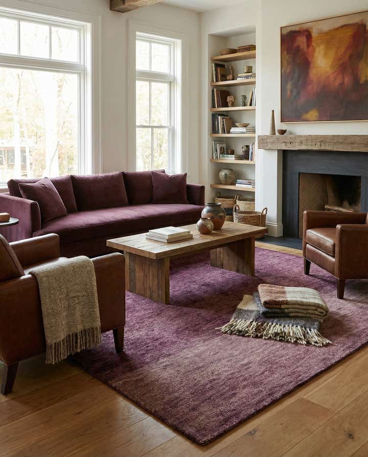 5' 7 x 7' 9 Hand Knotted Kashkuli Gabbeh Wool Rug