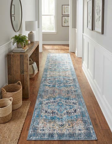 2' 7 x 13' Washable Mangata Runner Rug