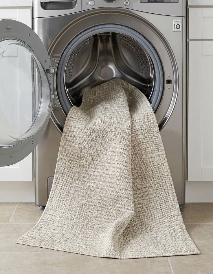 Detail image of  2' x 5' 3  Washable Modern Indoor / Outdoor Runner Rug