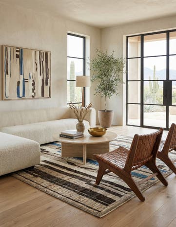 9' 1 x 12' 2 Hand Knotted Beni Marok Rug