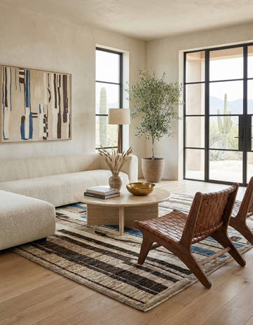 9' 1 x 12' 2 Hand Knotted Beni Marok Rug