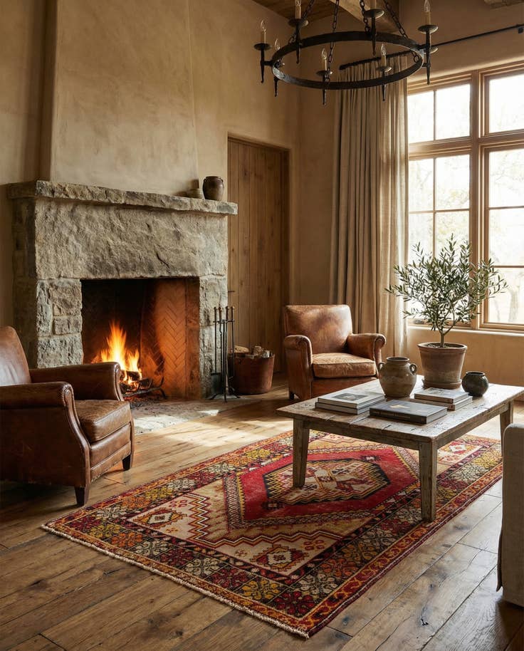 Detail image of 3' 4 x 5' 7 Hand Knotted Anatolian Wool Rug