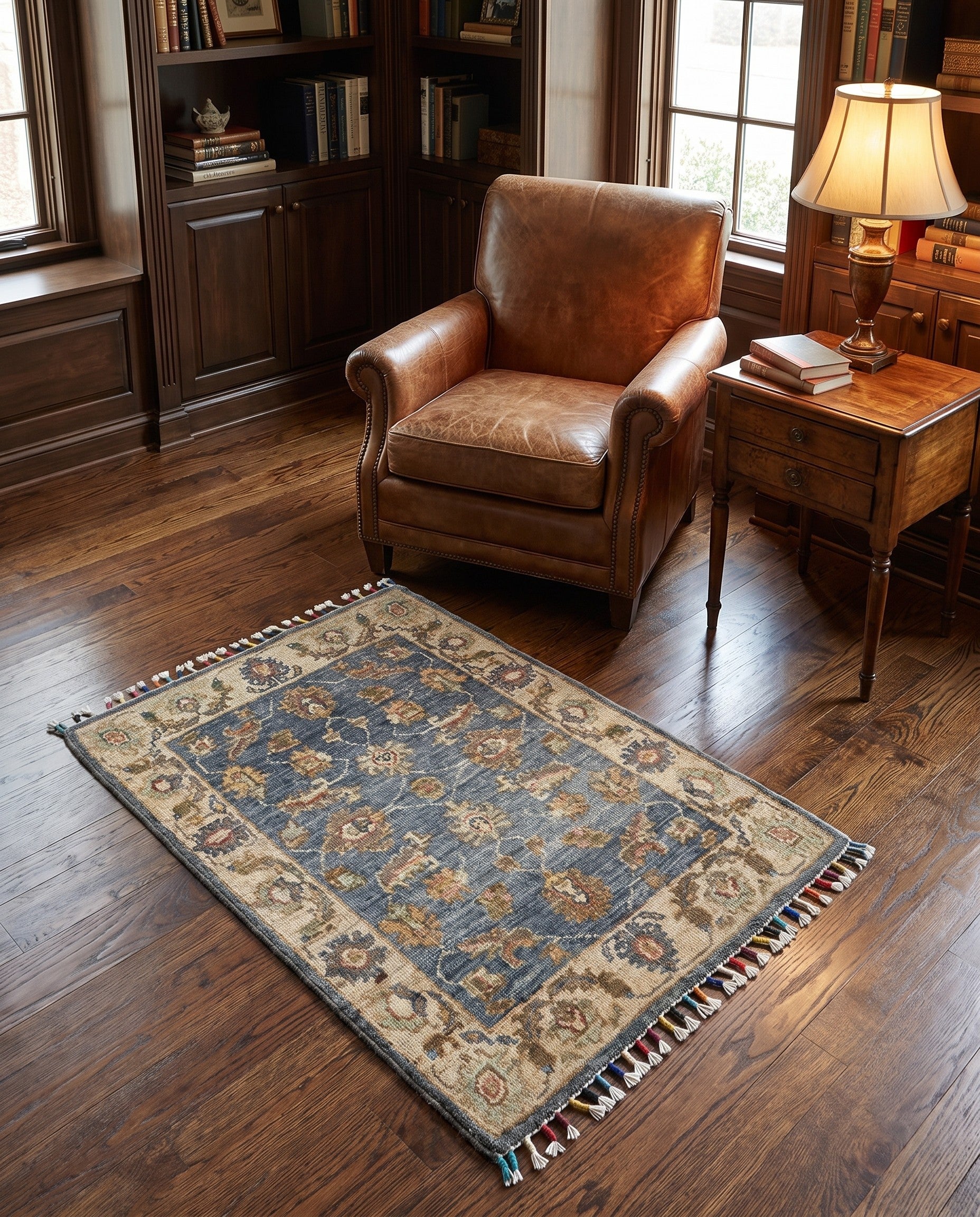 2' x 2' 11 Hand Knotted Ariana Ziegler Rug