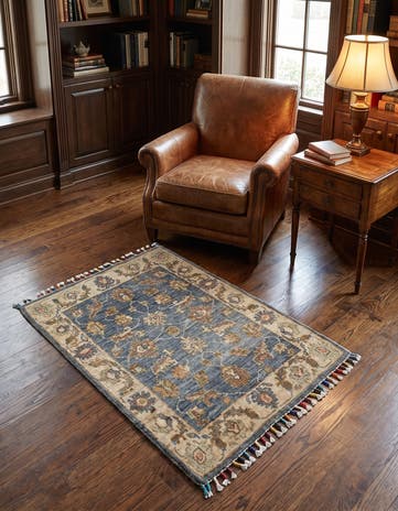 2' x 2' 11 Hand Knotted Ariana Ziegler Rug
