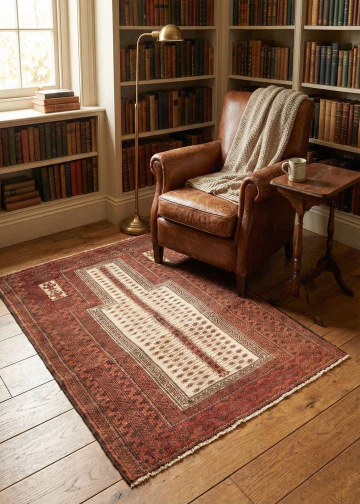 3' 3 x 4' 6 Hamedan Rug