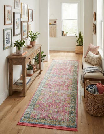 Pink Paragon Runner Rug