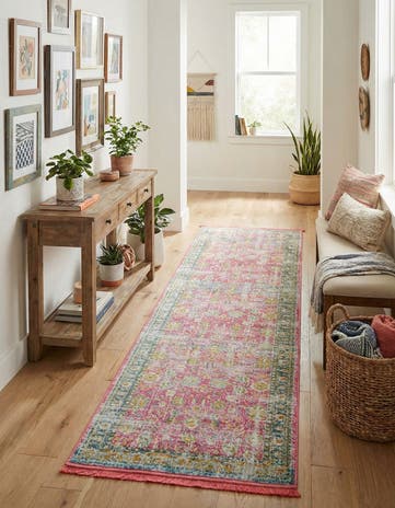 Pink Paragon Runner Rug