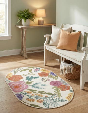 2' x 3' Blossom Oval Rug