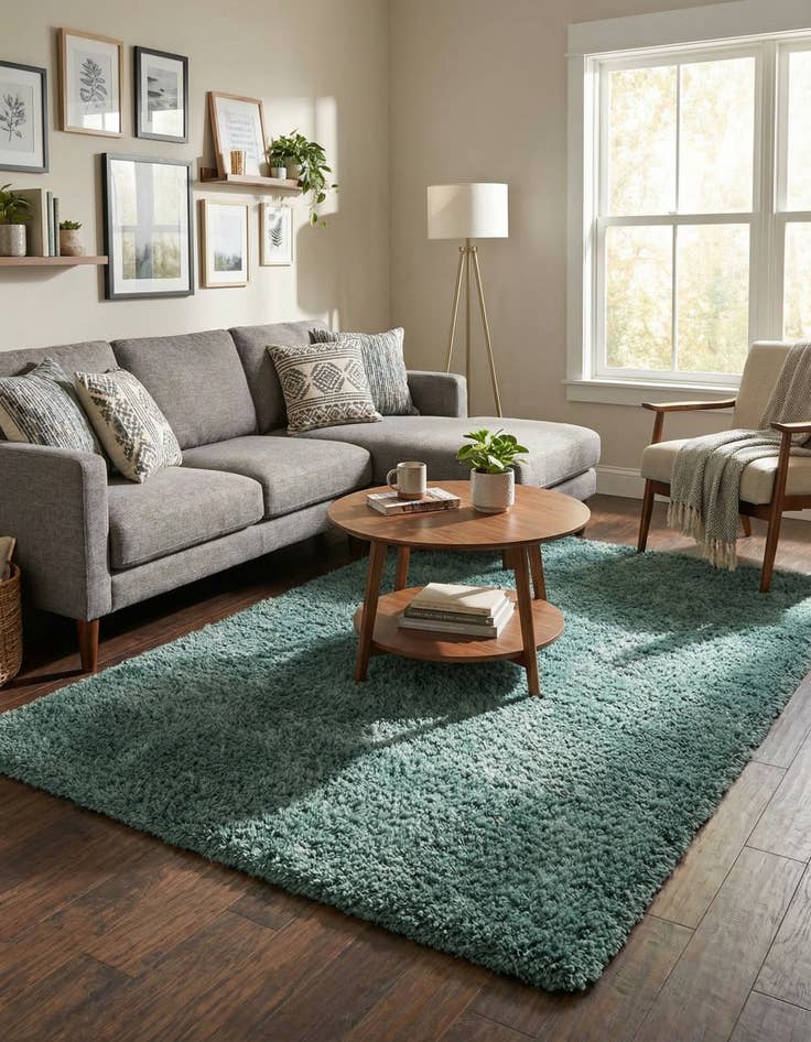 Detail image of 6' x 9' Infinity Shag Rug