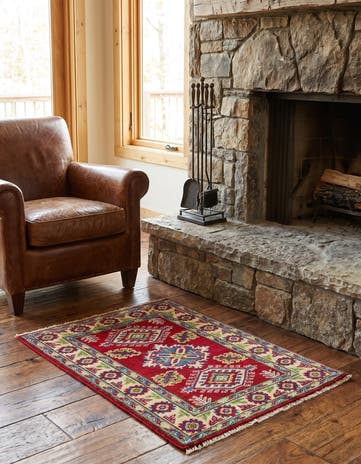 2' 2 x 3' 2 Hand Knotted Kazak Rug