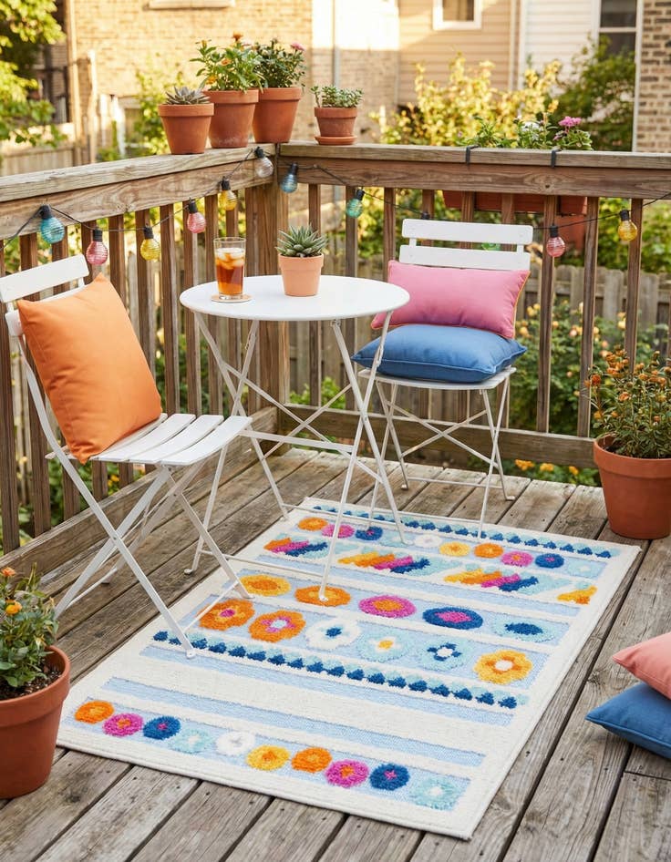 Detail image of  2' x 3'  Washable Aruba Indoor / Outdoor Rug