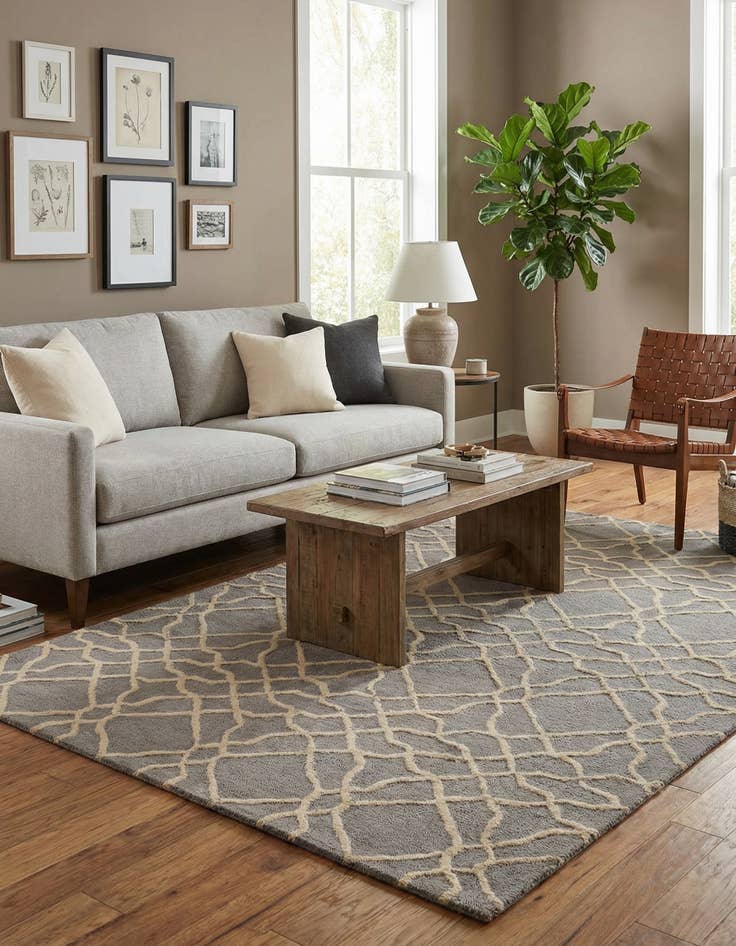 Detail image of 5' x 8' Luna Wool Rug