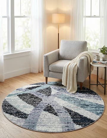 5' 3 x 5' 3 Tucson Round Rug