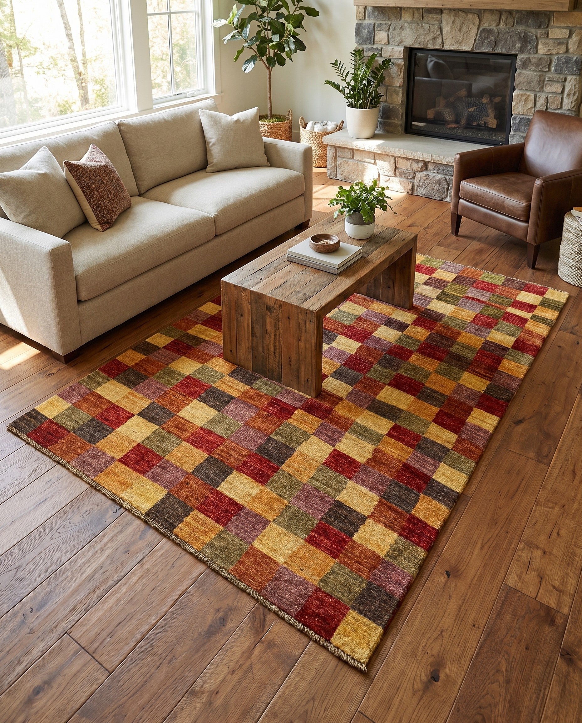 140cm x 195cm Hand Knotted Ziegler Modern Rug