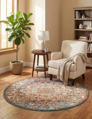 5' x 5' Isabella Round Rug