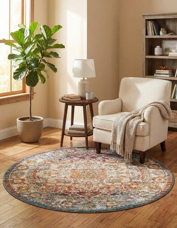 5' x 5' Isabella Round Rug