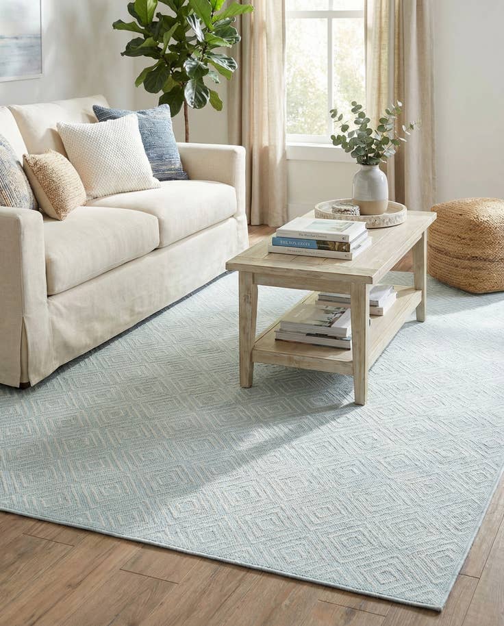Detail image of 10' x 14' Easy-Clean Sabrina Soto Indoor / Outdoor Rug