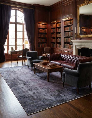 8' 9 x 12' 3 Vintage Royal Wool Rug