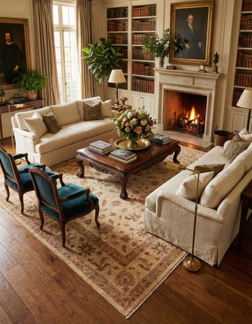 9' 10 x 13' Hand Knotted Peshawar Ziegler Rug