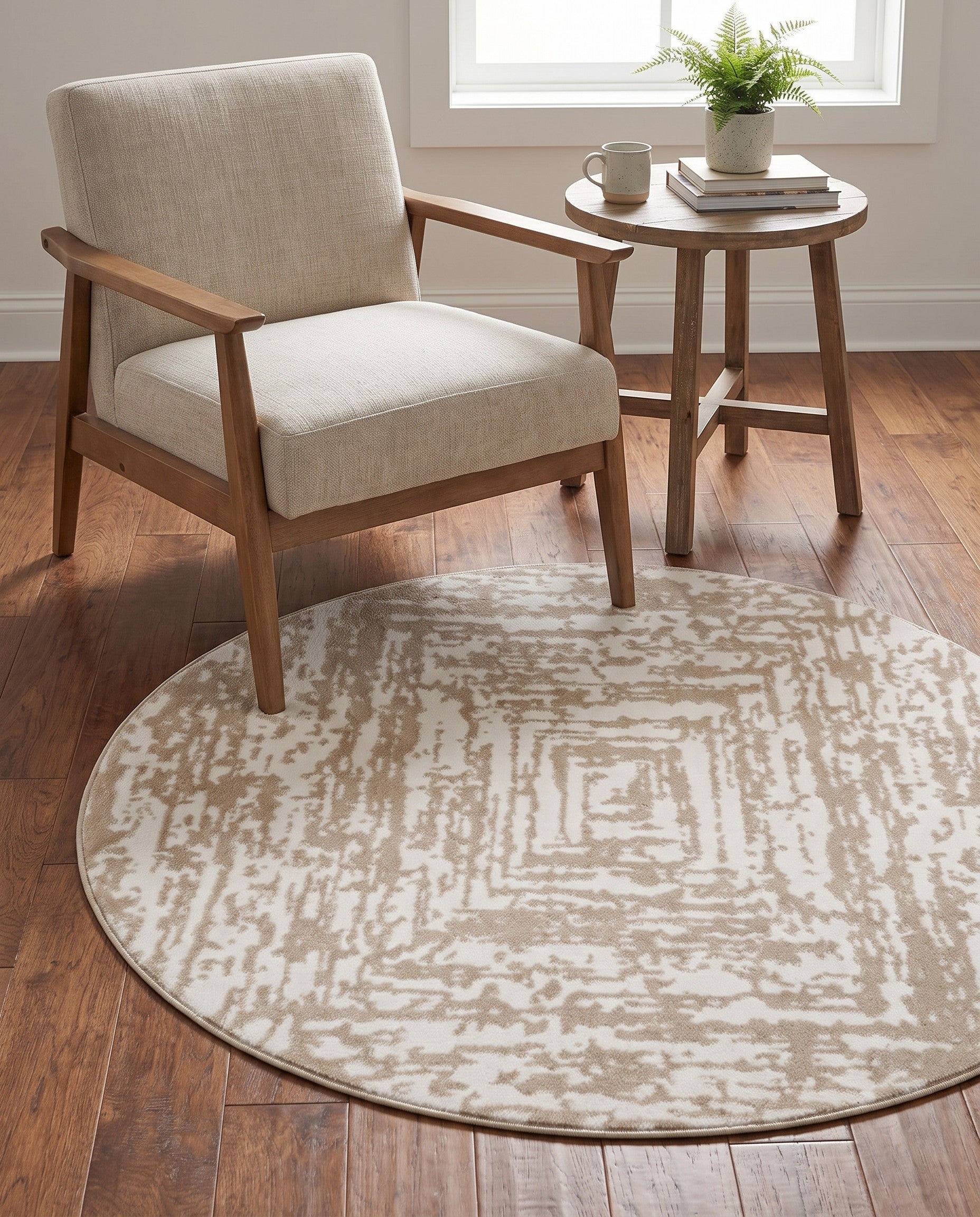 4' x 4' Hermitage Round Rug