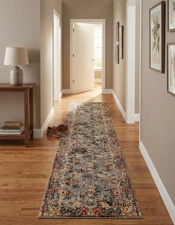 Blue Saturn Runner Rug