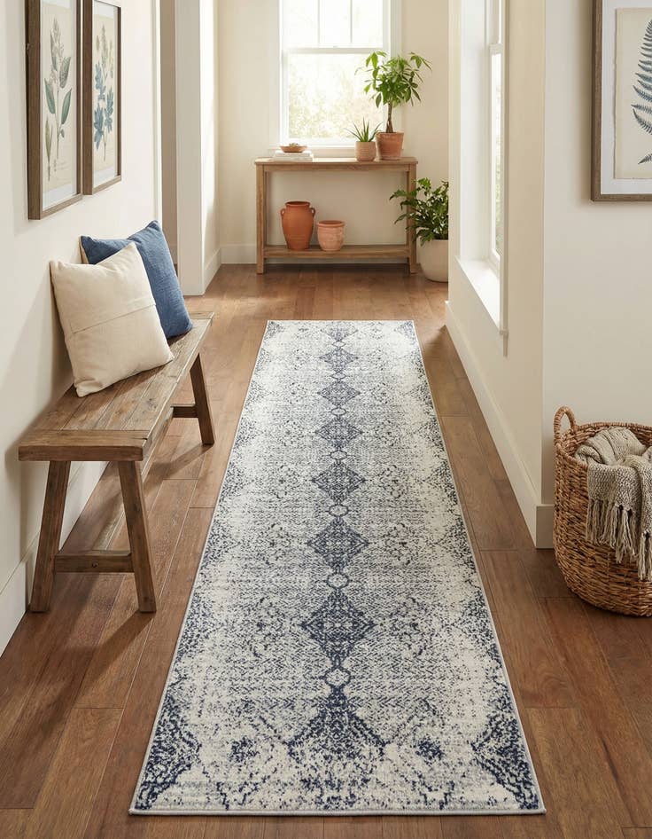 Detail image of 2' 7 x 12' Kamala Washable Runner Rug