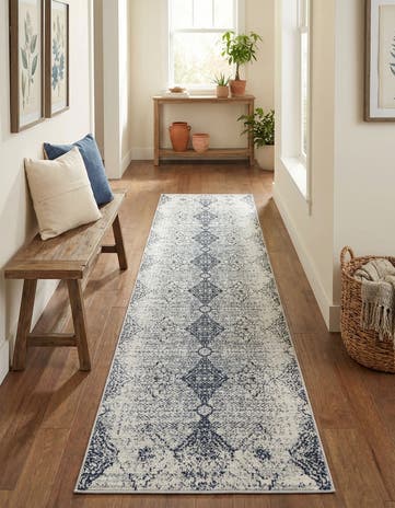 2' 7 x 12' Kamala Washable Runner Rug