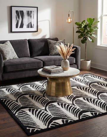 Black Metropolis Rug