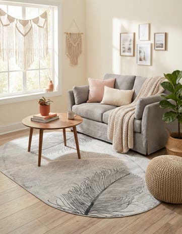 5' 3 x 8' Finsbury Oval Rug