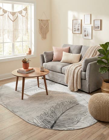 5' 3 x 8' Finsbury Oval Rug