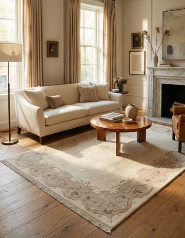 5' 9 x 7' 10 Hand Knotted Darya Wool Rug