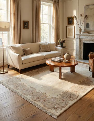 5' 9 x 7' 10 Hand Knotted Darya Wool Rug