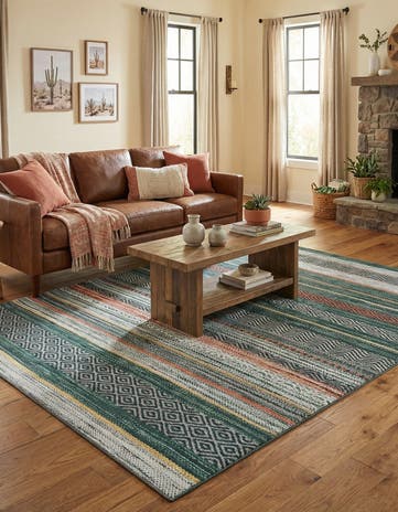 7' 10 x 10' Washable Yara Rug