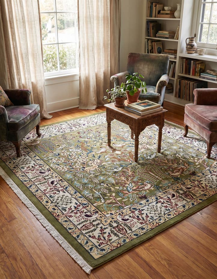 6' 1 x 6' 1 Nain Design Square Rug