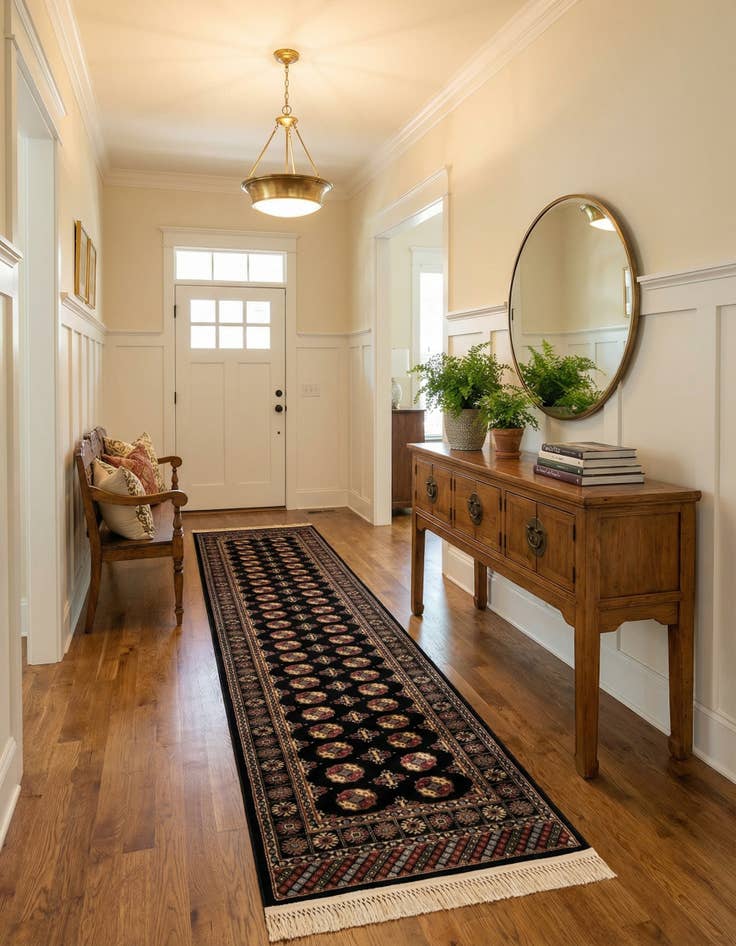 Detail image of 2' 7 x 12' Bokhara Runner Rug