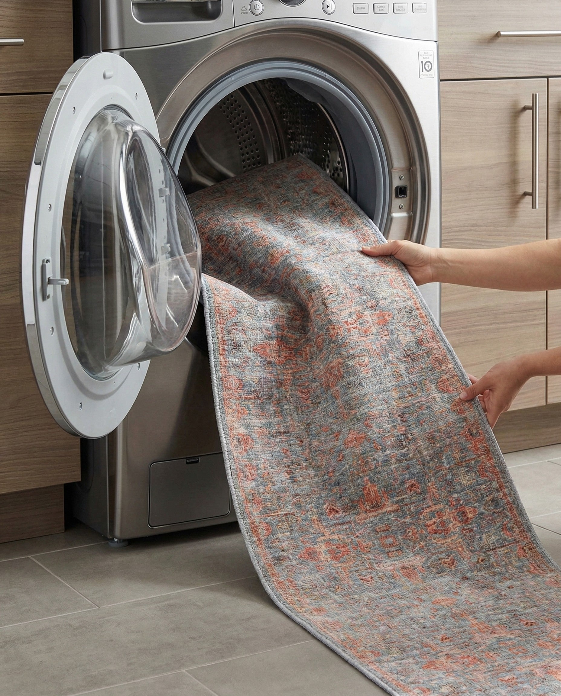 2' 7 x 14' Washable Nostalgia Runner Rug