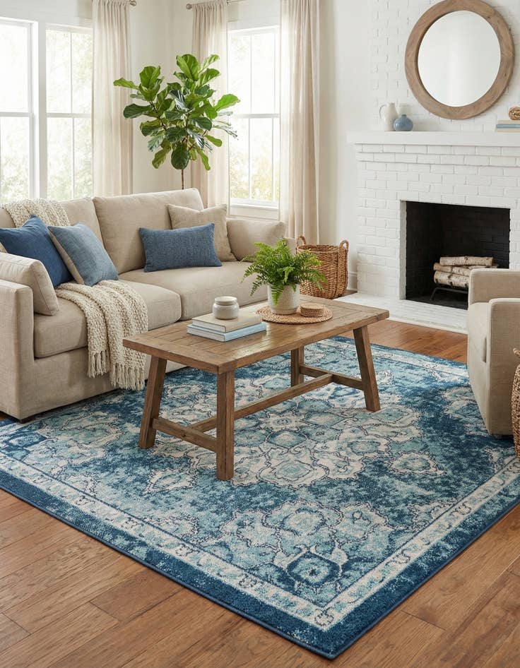 Detail image of 5' x 5' Parker Square Rug