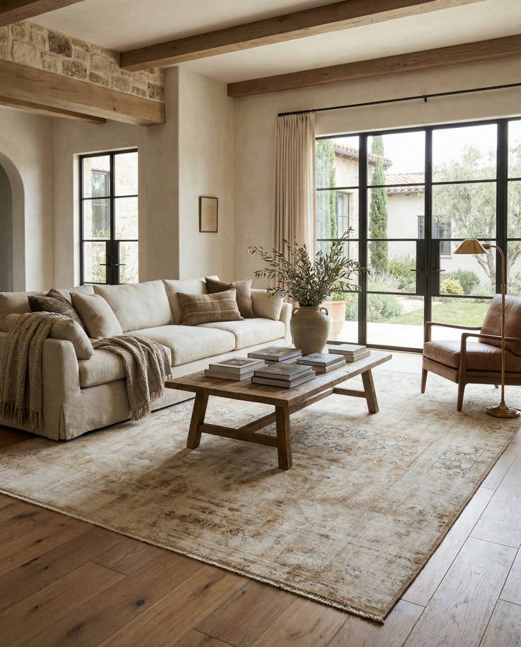 Detail image of 9' 5 x 11' 1 Hand Knotted Ultra Vintage Persian Wool Rug