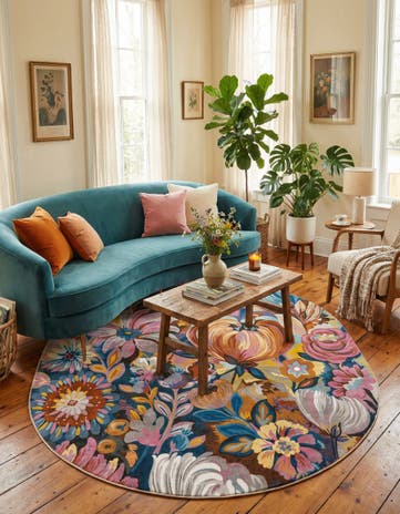 7' 10 x 10' Blossom Oval Rug
