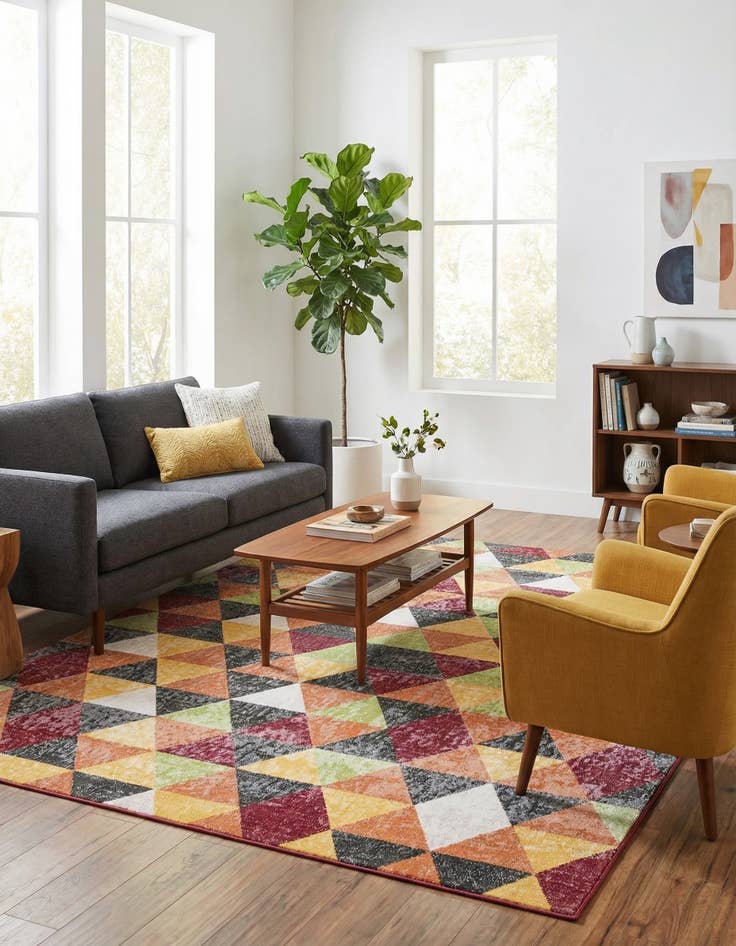 Detail image of 7' 10 x 10' Valencia Rug