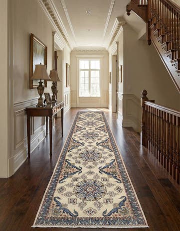 2' 11 x 13' Nain Wool Runner Rug