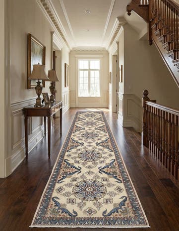 2' 11 x 13' Nain Wool Runner Rug
