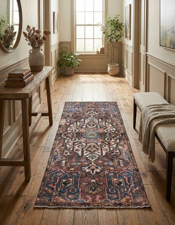 3' x 6' Hand Knotted Ultra Vintage Persian Wool Runner Rug