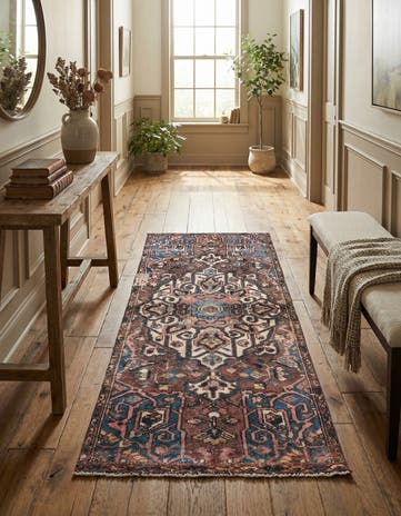 3' x 6' Hand Knotted Ultra Vintage Persian Wool Runner Rug
