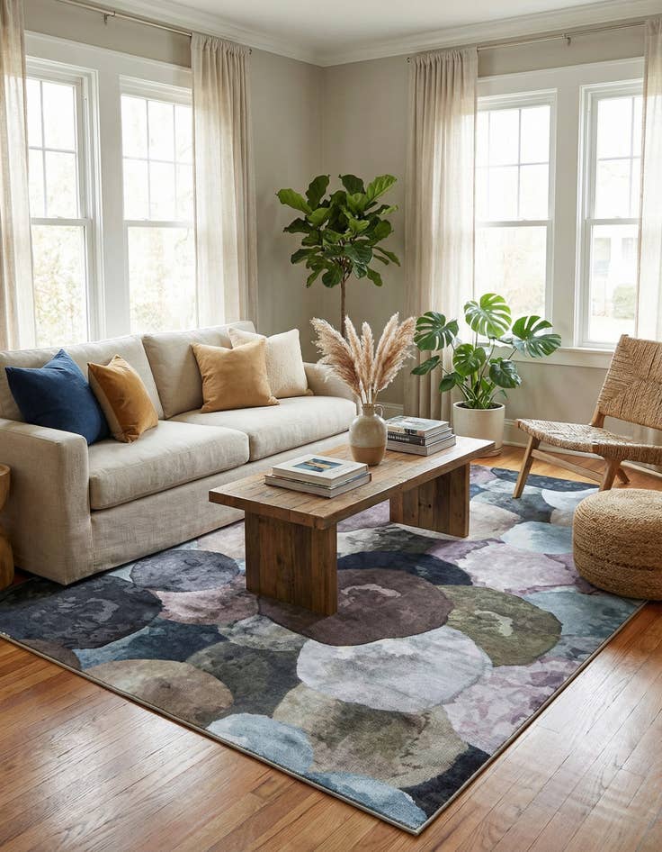 Detail image of 6' 7 x 9' Medina Rug