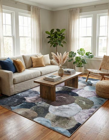 Multi Gray Medina Rug