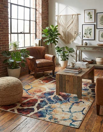 Brick Red Gossamer Rug