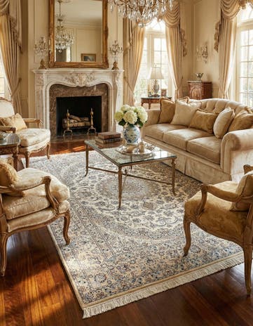 6' 7 x 8' 10 Nain Rug